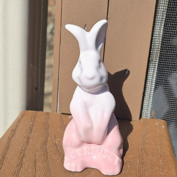Shell Pink Bunny Rabbit Pie Vent Funnel Le Creuset Like A Pie Bird NLA - Picture 6 of 9